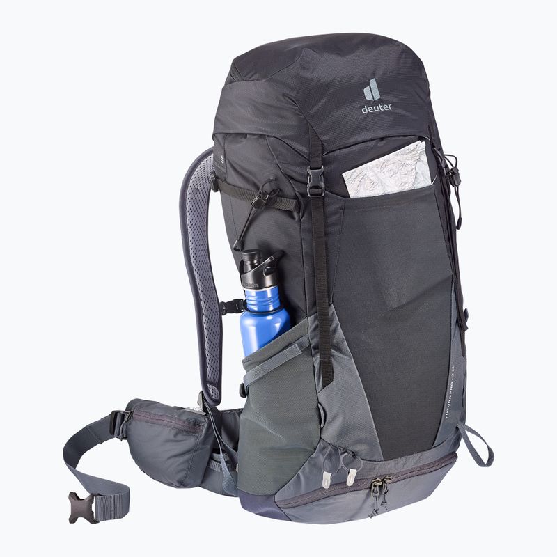 Rucsac de drumeții pentru femei Deuter Futura Air Trek 55 + 10 SL negru 340222174030 7