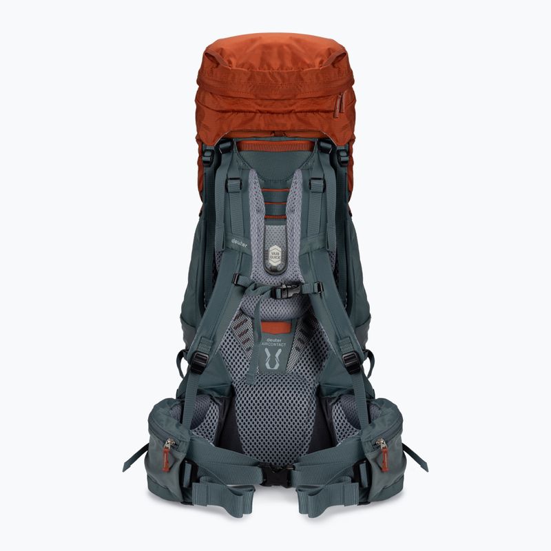 Rucsac de trekking Deuter Aircontact 45+10 roșu 3320121 2
