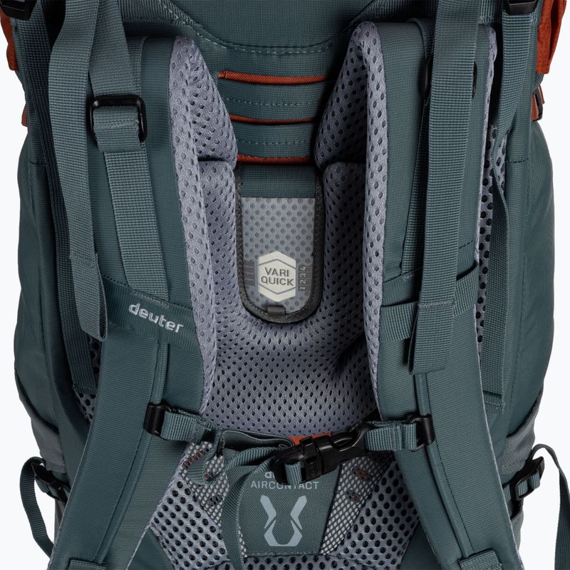 Rucsac de trekking Deuter Aircontact 45+10 roșu 3320121 7