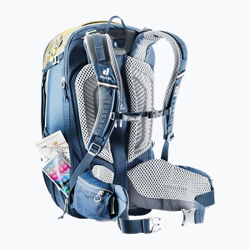 Rucsac pentru biciclete Deuter Trans Alpine Pro 28l albastru-maro 6314 3201121 11