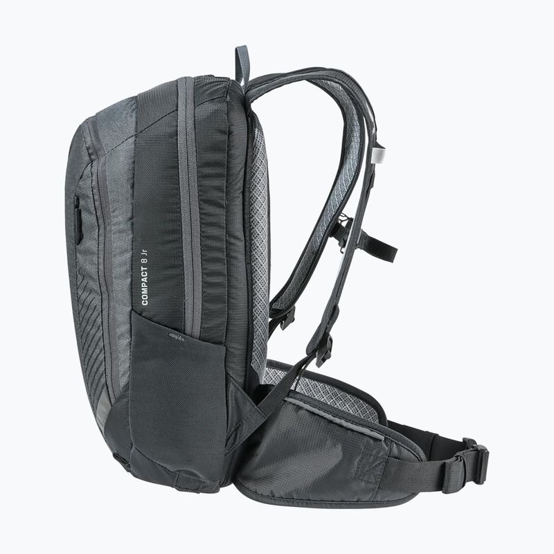 Rucsac pentru biciclete pentru copii Deuter Compact 8l 47010 negru-gri 3612021 10