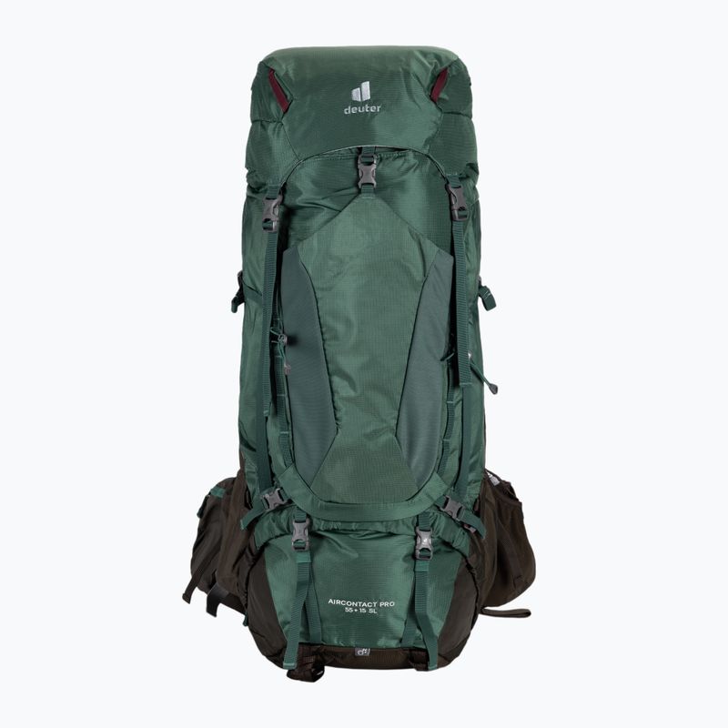 Rucsac de trekking Deuter Aircontact PRO 55 + 15 SL verde 3330021