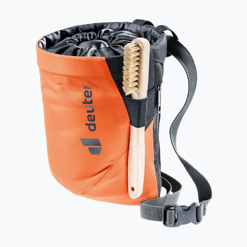 Geantă pentru cretă de alpinism Deuter Gravity Chalk Bag II, portocaliu, 3391422 5