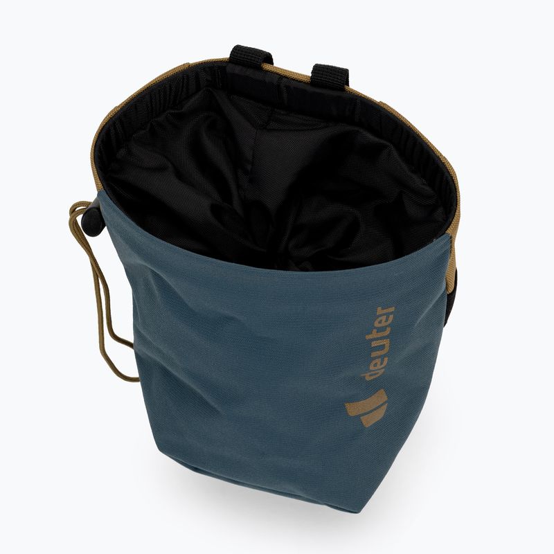 Geantă pentru cretă de alpinism Deuter Gravity Chalk Bag II, albastru, 3391522 3