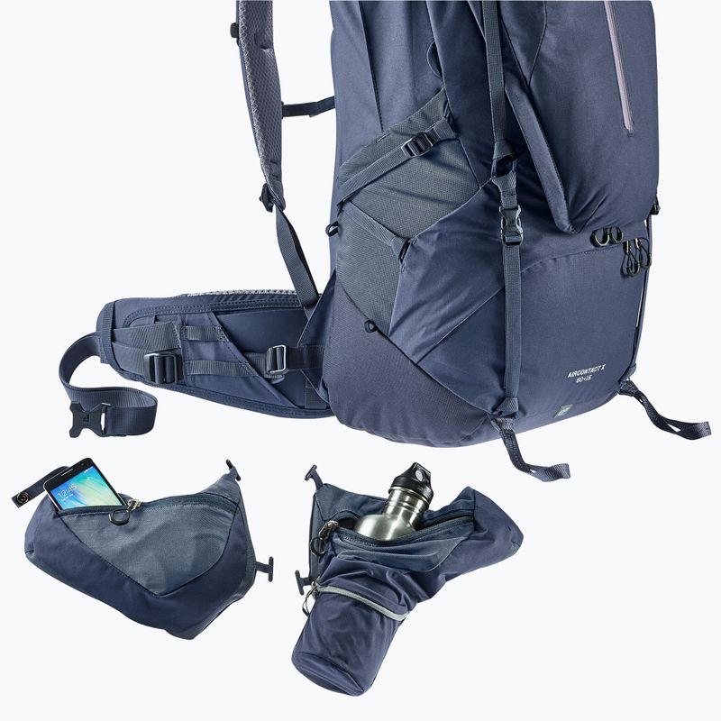 Deuter Aircontact X 60 + 15 l rucsac de trekking albastru marin 337002230670 8