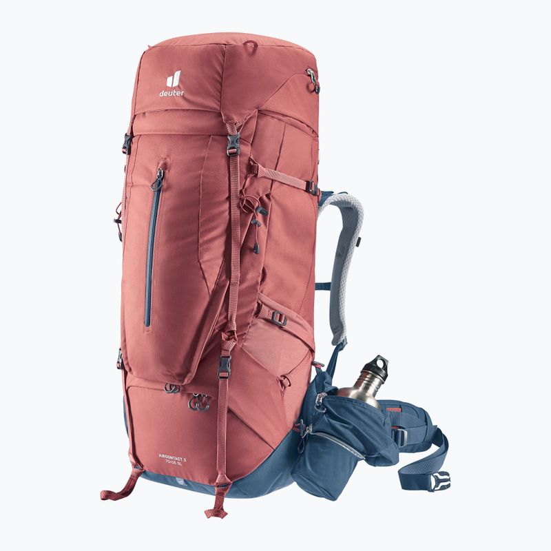 Rucsac de trekking pentru femei deuter Aircontact X 70+15 SL redwood/ink 2