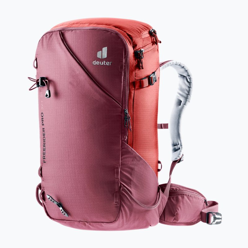 Rucsac de schi pentru femei deuter Freerider Pro 32+ l SL 330342255850 maron/currant pentru femei 330342255850 maron/currant