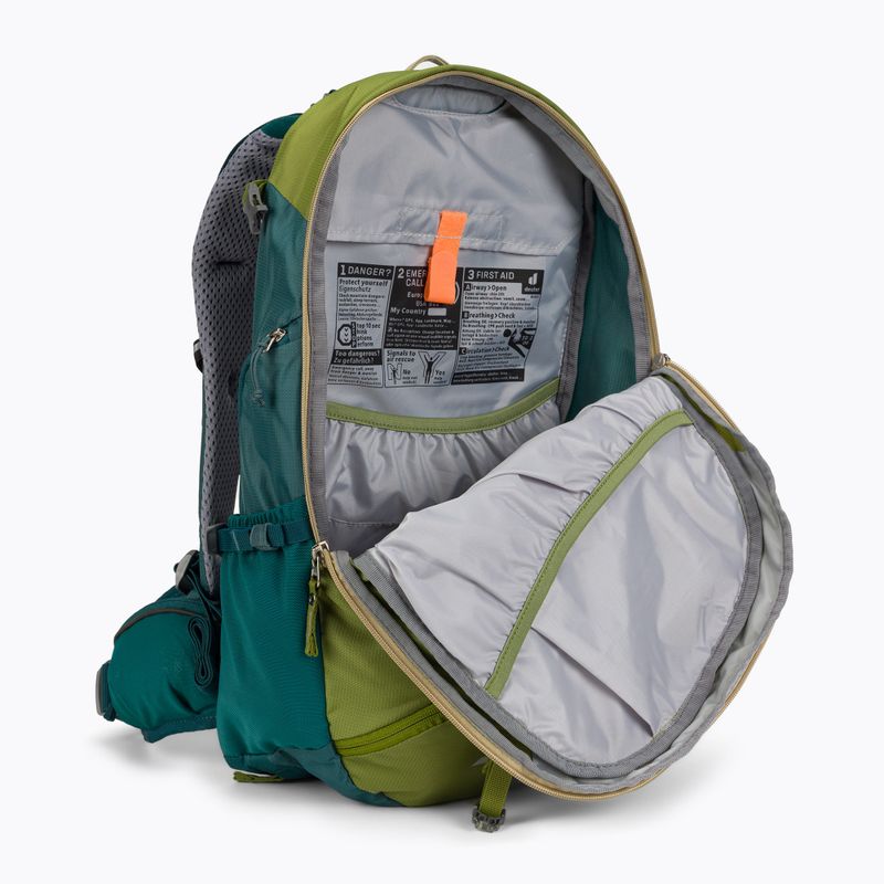 Rucsac de ciclism deuter Trans Alpine 24 l verde 320002123480 4