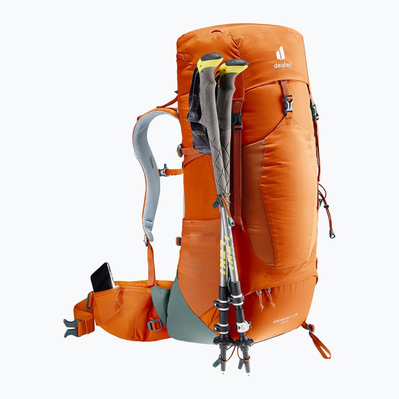 Deuter Aircontact Lite 40 + 10 rucsac de trekking portocaliu 334012393190 6