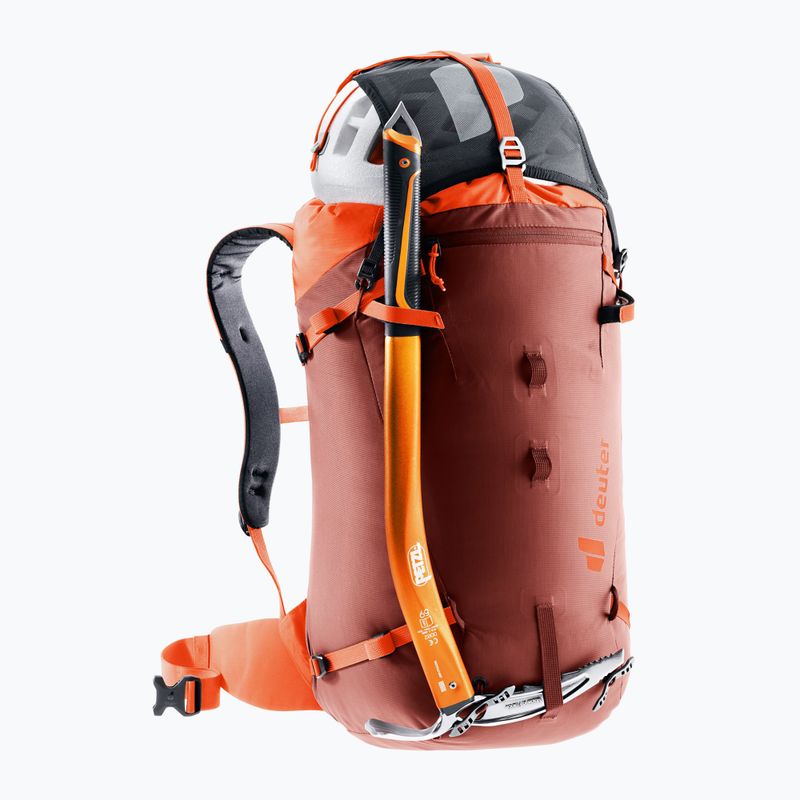 Rucsac de alpinism deuter Guide 30 l redwood/papaya 4