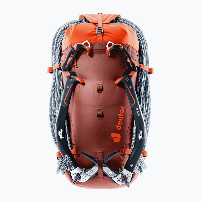 Rucsac de alpinism deuter Guide 30 l redwood/papaya 6