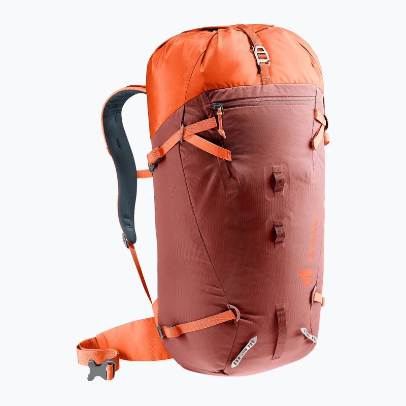 Rucsac de alpinism deuter Guide 30 l redwood/papaya 4