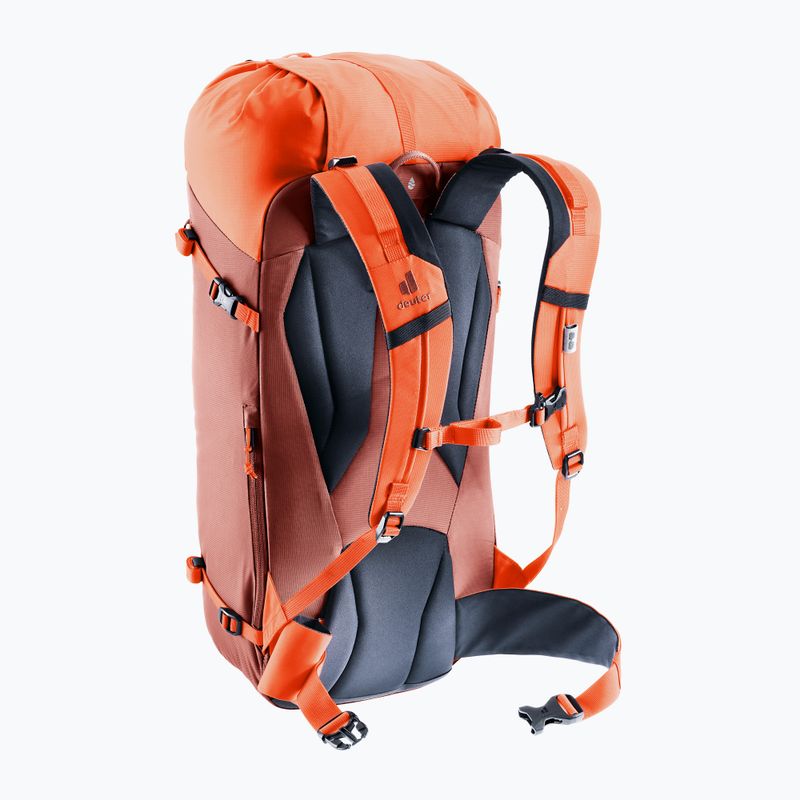 Rucsac de alpinism deuter Guide 30 l redwood/papaya 6