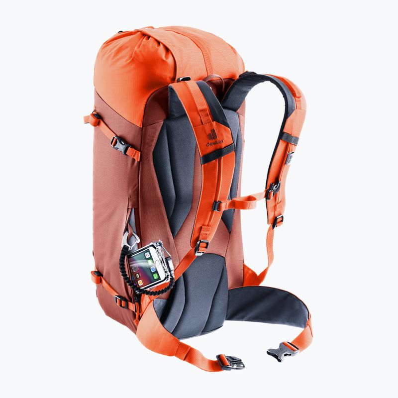 Rucsac de alpinism deuter Guide 30 l redwood/papaya 7