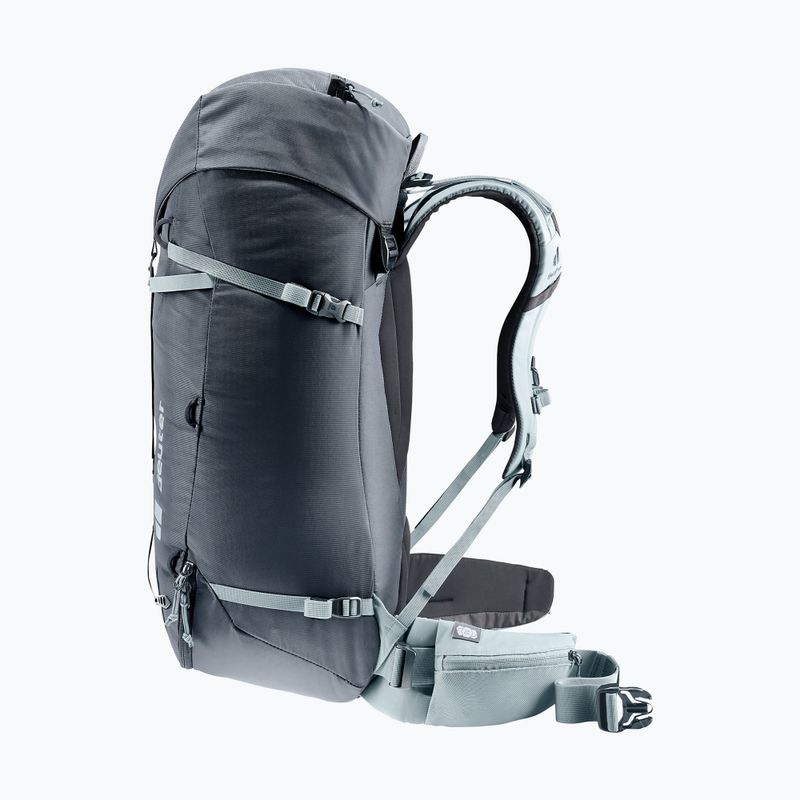 Rucsac de alpinism deuter Guide 34+8 l negru/galbenuș 4