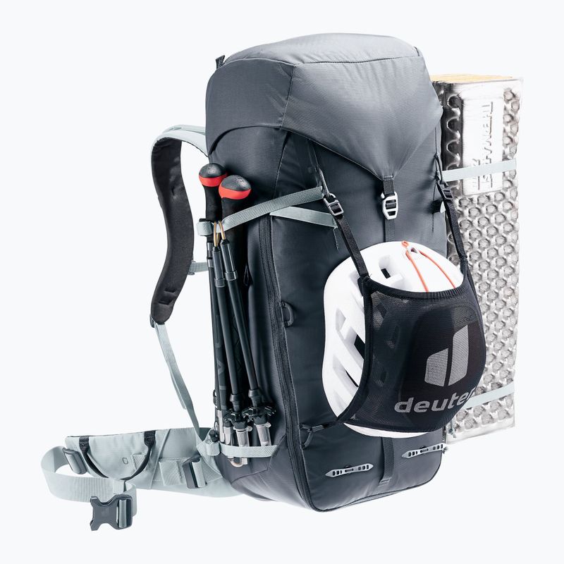 Rucsac de alpinism deuter Guide 34+8 l negru/galbenuș 5