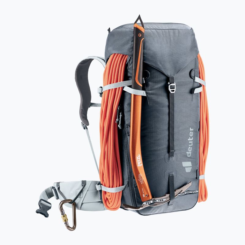 Rucsac de alpinism deuter Guide 34+8 l negru/galbenuș 6