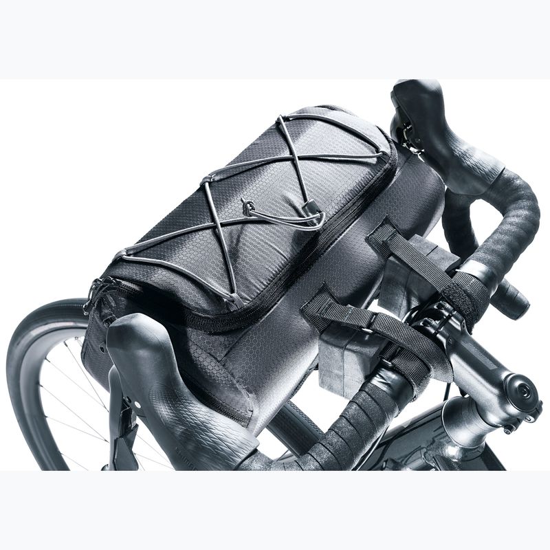 Geantă de bicicletă pentru ghidon deuter Mondego HB 8L neagră 323222370000 2