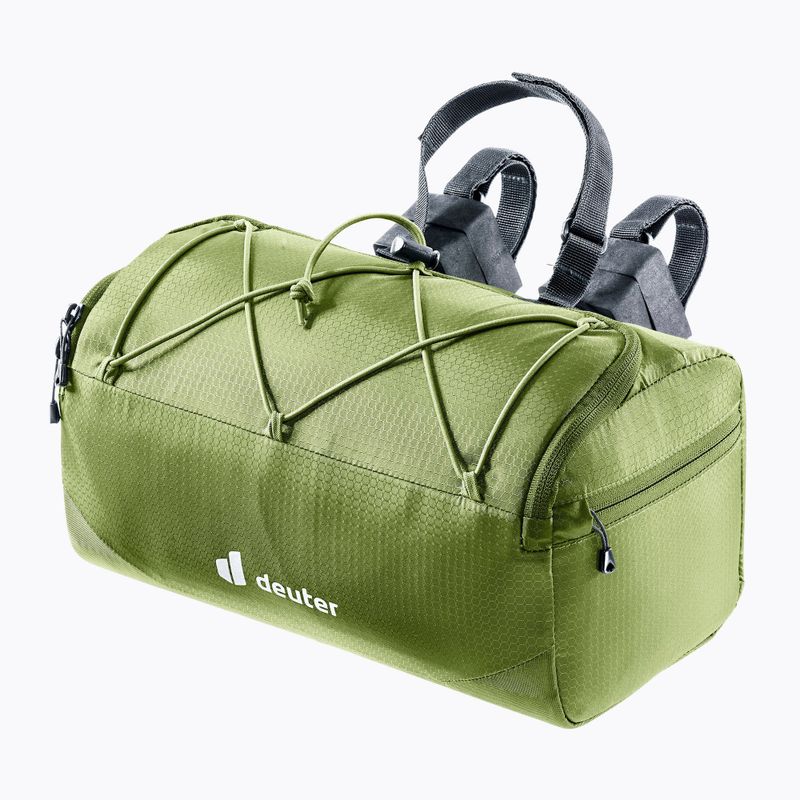 Geantă de bicicletă pentru ghidon deuter Mondego HB 8L verde 323222320330
