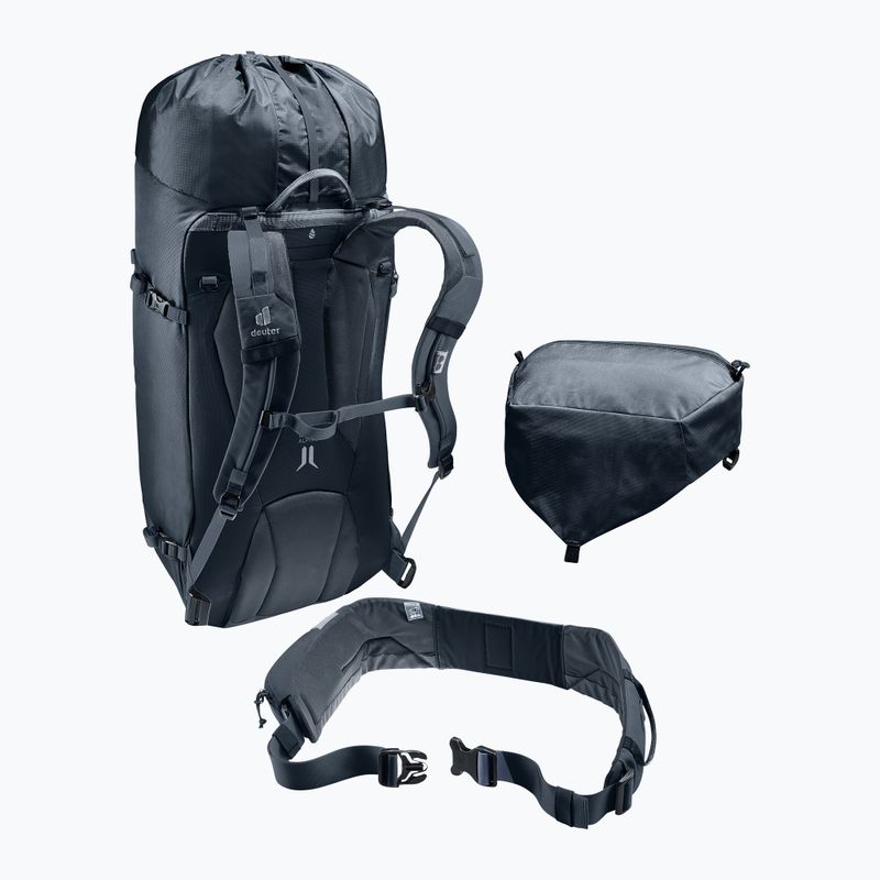 Rucsac de alpinism deuter Guide 34+8 l negru 8