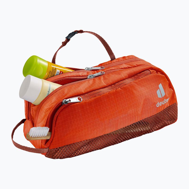 Trusă turistică deuter Wash Bag Tour III papaya/ redwood 2