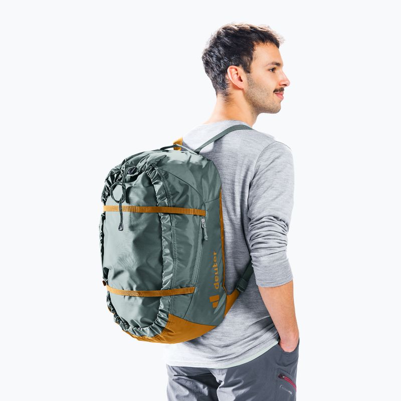 Deuter Gravity Rope Bag teal / scorțișoară 2