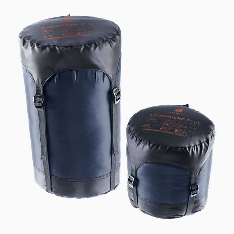 Sac de dormit deuter Exosphere 0° SL ink/redwood 7