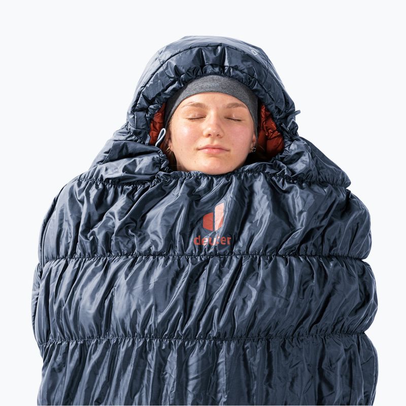 Sac de dormit deuter Exosphere 0° SL ink/redwood 9