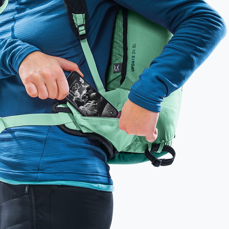 Rucsac pentru drumeții pentru femei deuter Updays 24 SL 24 l deepsea/spearmint 15