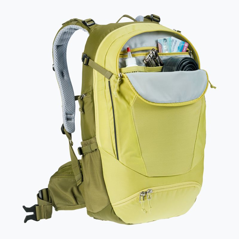 Rucsac de ciclism deuter Trans Alpine 24 l sprout/cactus 10