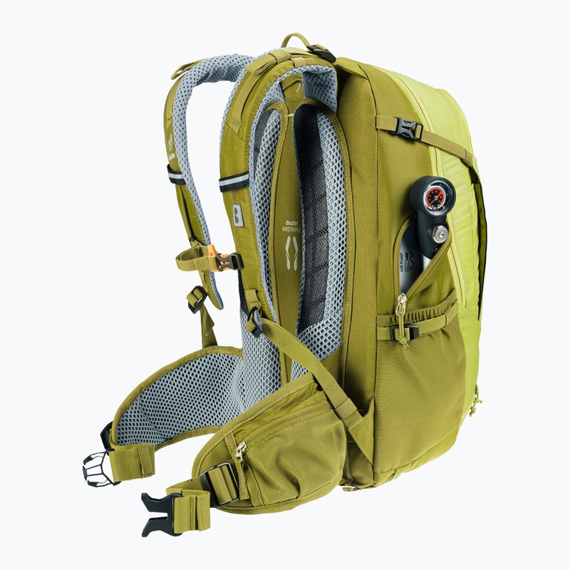 Rucsac de ciclism deuter Trans Alpine 24 l sprout/cactus 12