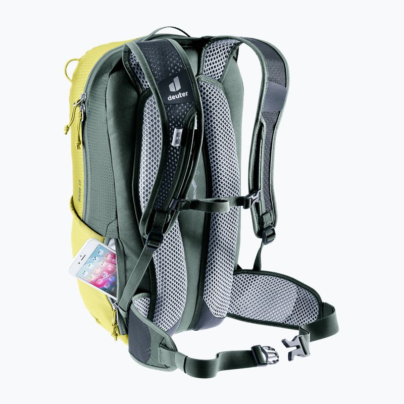 Rucsac de bicicletă deuter Race 16 l sprout/ivy 7