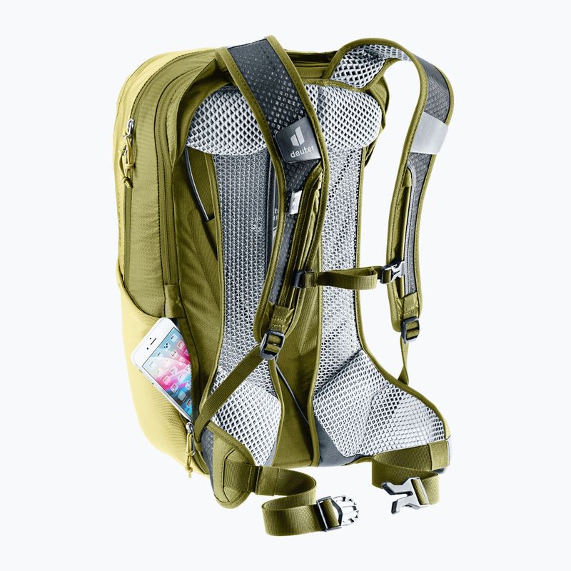Rucsac de ciclism deuter Race Air 14 + 3 l linden/cactus 12