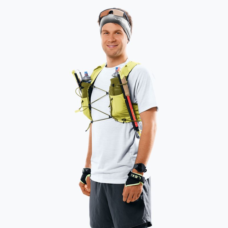 Rucsac de alergare deuter Traick 9 l sprout/cactus 11