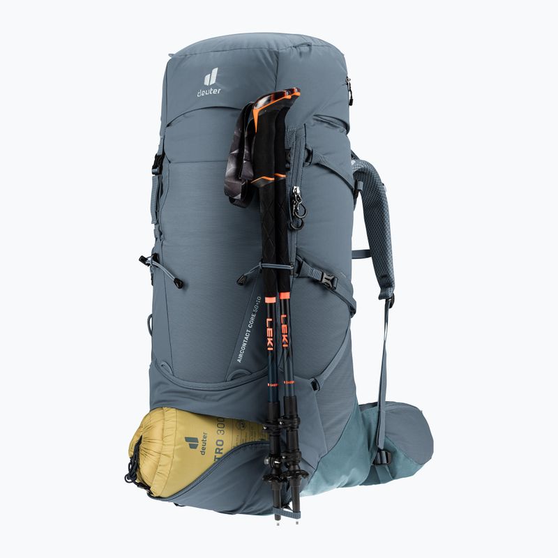 Rucsac de trekking deuter Aircontact Core 50+10 l graphite/shale 9