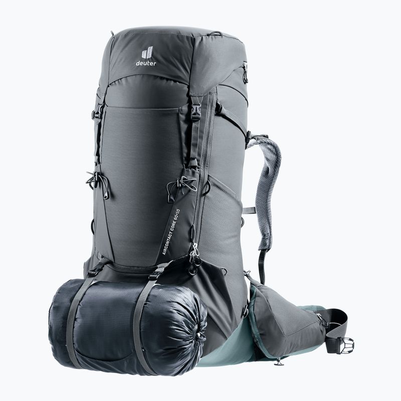Rucsac de trekking deuter Aircontact Core 60+10 l graphite/shale 8