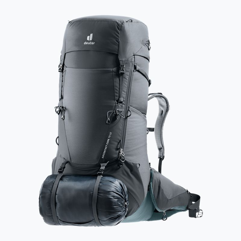 Rucsac de trekking deuter Aircontact Core 70+10 l graphite/ shale 9