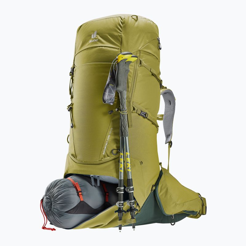 Rucsac de trekking deuter Aircontact Core 70+10 l cactus/ ivy 9