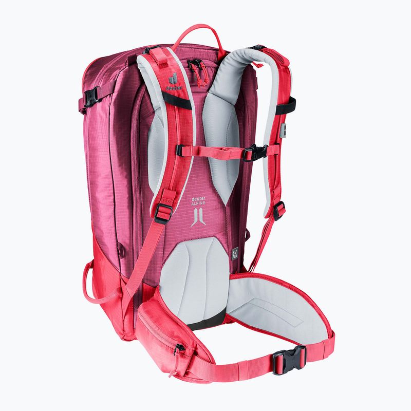 Rucsac de schi pentru femei deuter Freerider 28 l SL hibiscus/ ruby 4