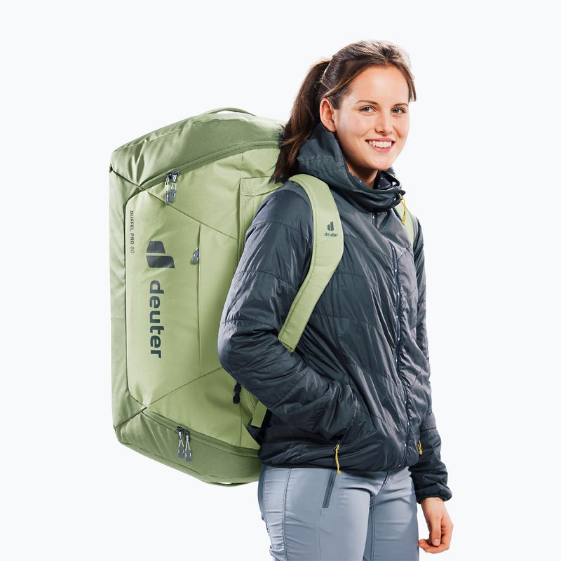 Geantă de călătorie deuter Duffel Pro 60 l mineral/ grove 7