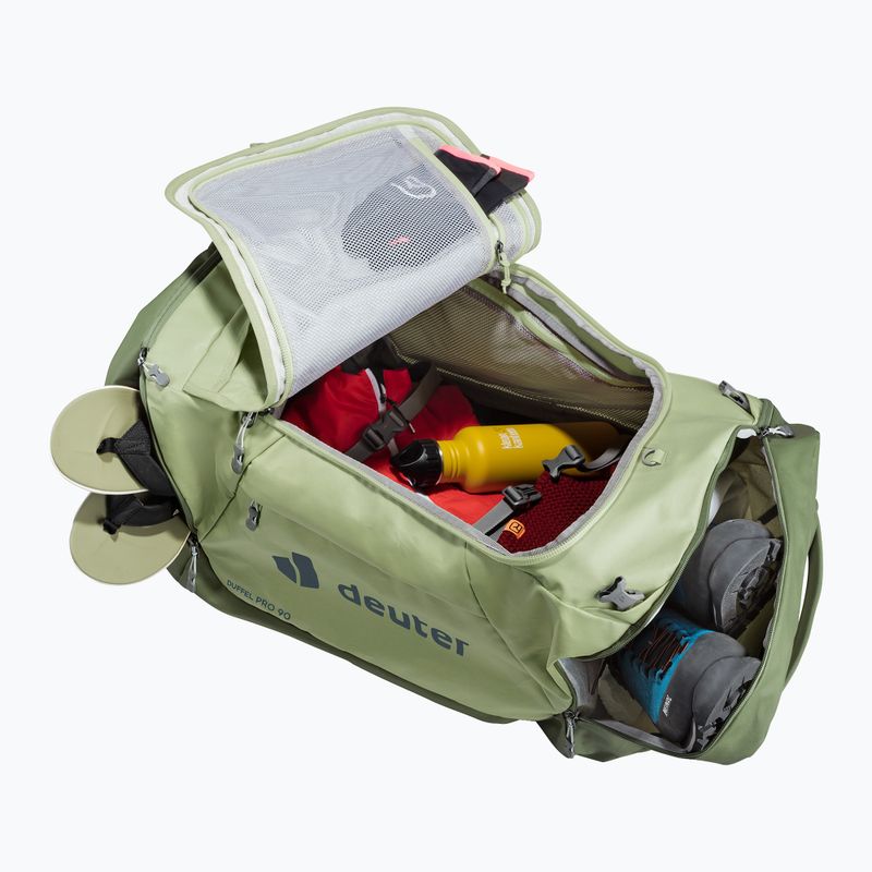 Geantă de călătorie deuter Duffel Pro 90 l mineral/ grove 8