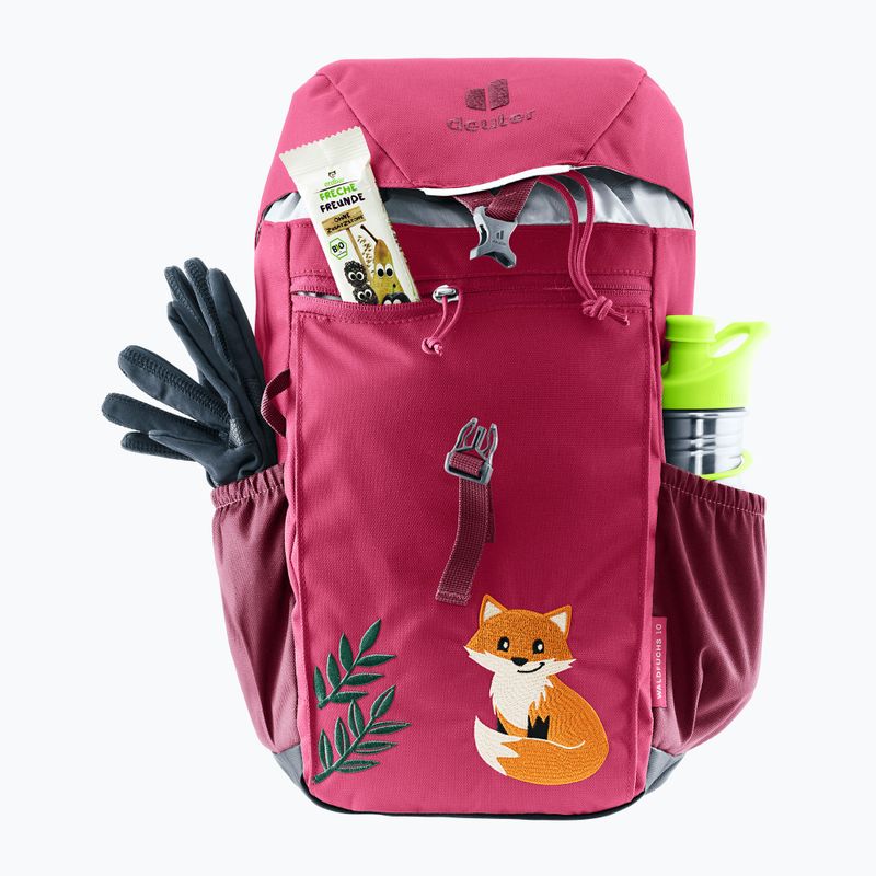 Rucsac pentru copii  deuter Waldfuchs 10 l ruby/ maron 8