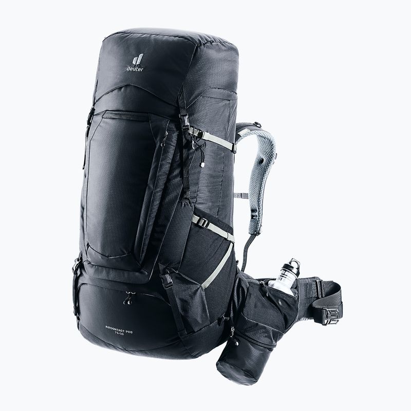 Rucsac de trekking deuter Aircontact Pro 75 + 10 l black 5