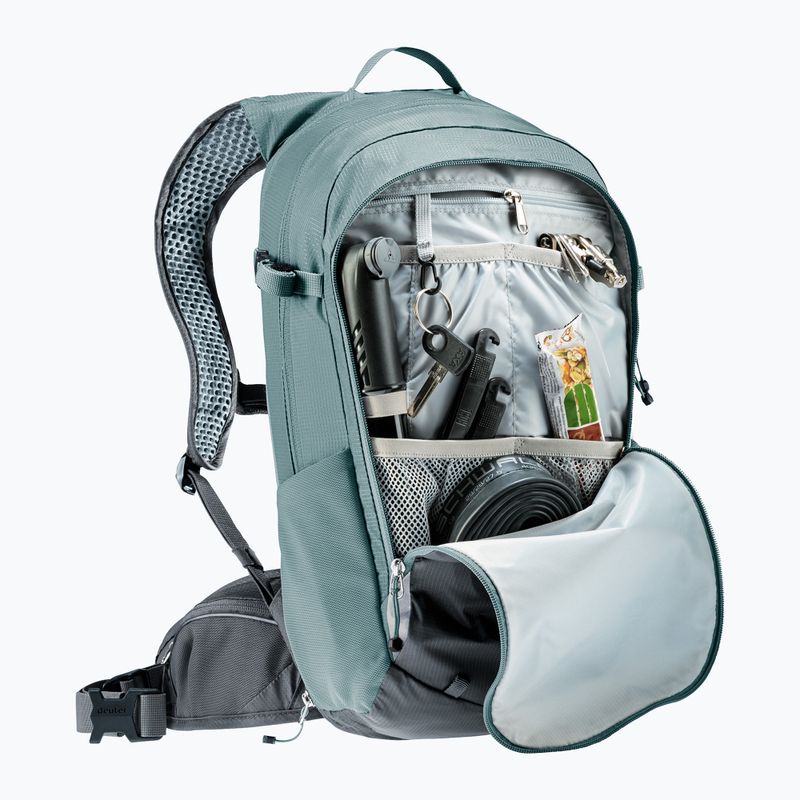 Rucsac de ciclism pentru femei deuter Compact 12 + 3 SL graphite/shale 13