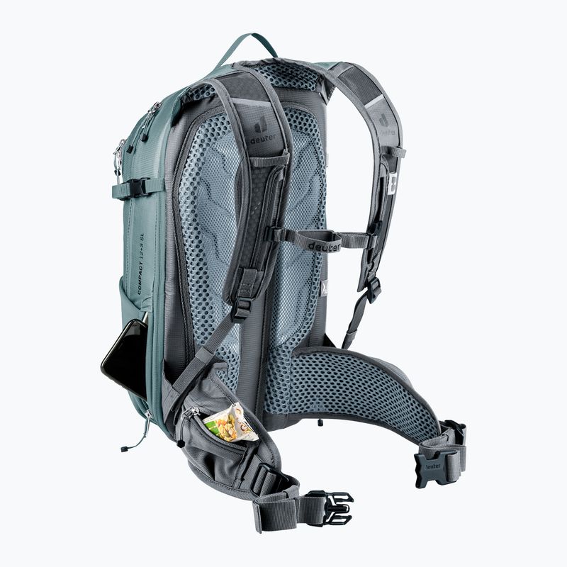 Rucsac de ciclism pentru femei deuter Compact 12 + 3 SL graphite/shale 14