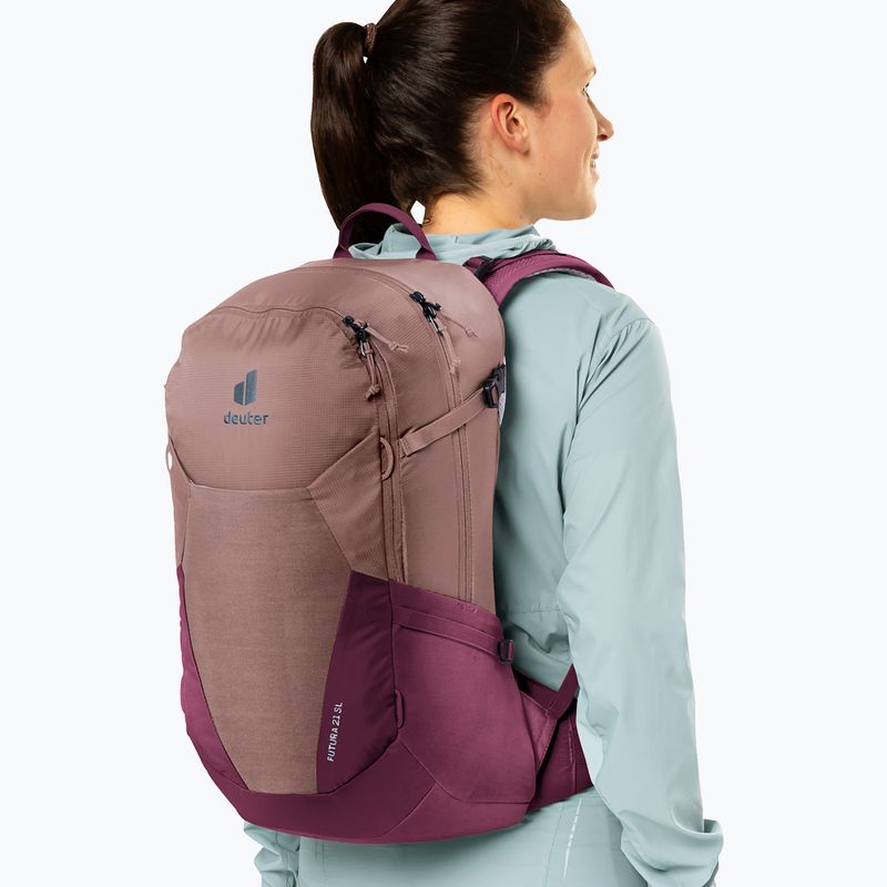 Rucsac turistic pentru femei  deuter Futura 21 l SL ashrose-cassis 11