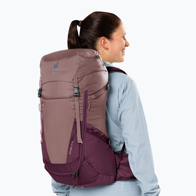 Rucsac de drumeții deuter Futura 24 l SL ashrose/cassis 13