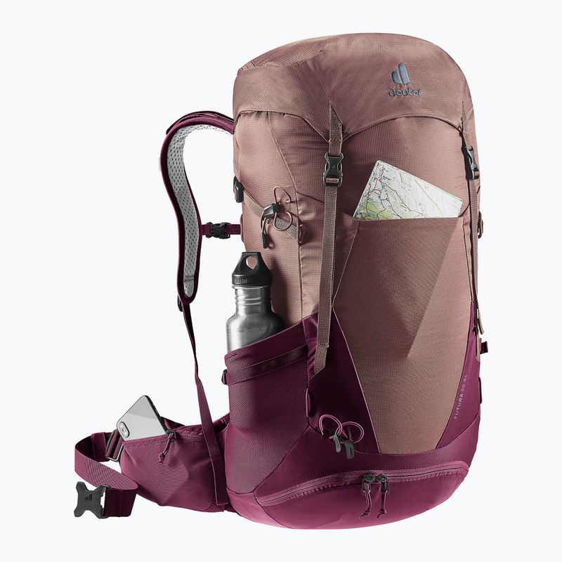 Rucsac turistic pentru femei deuter Futura 30 l SL ashrose-cassis 5