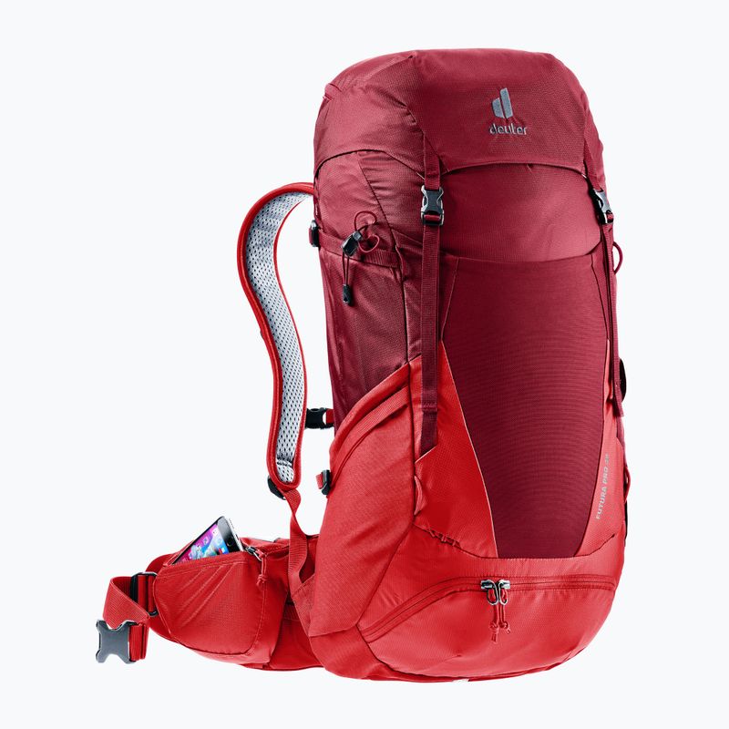 Rucsac turistic deuter Futura Pro 36 l masala/cireașă 2