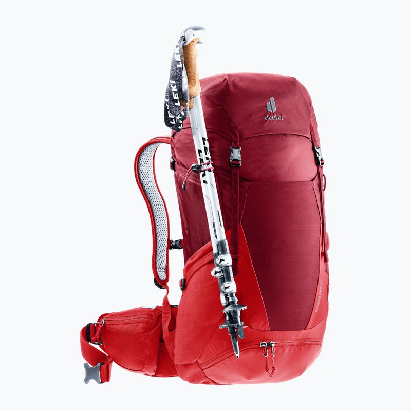 Rucsac turistic deuter Futura Pro 36 l masala/cireașă 8